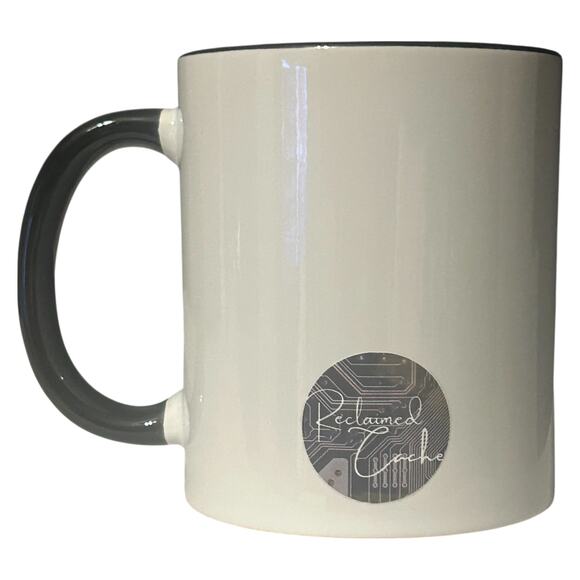 Orange Zodiac Leo White and Black Mug - Picture 3 of 3